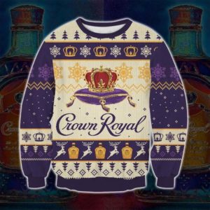 Crown Royal Ugly Christmas Sweatshirt Apparel