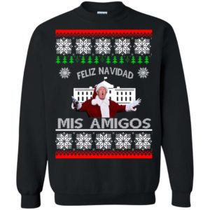 Donald Trump Feliz Navidad Mis amigos Christmas sweater Apparel