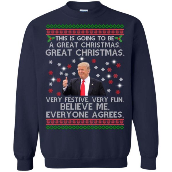 Donald Trump This is going to be a great Christmas sweater Apparel