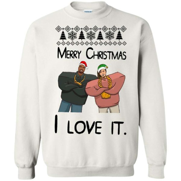 Drake Merry Christmas I love it sweater Apparel