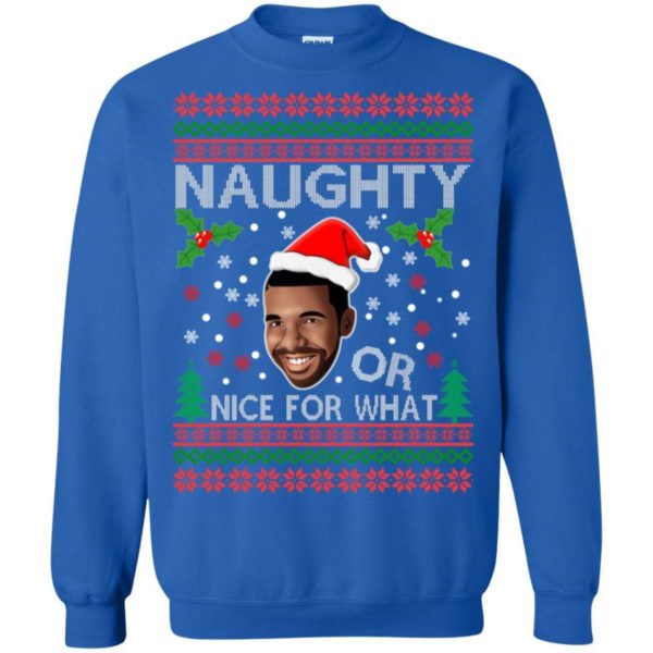 Drake Naughty or Nice for what Christmas sweater Apparel