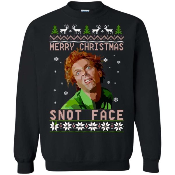 Drop Dead Fred Snot face merry Christmas ugly sweater Apparel