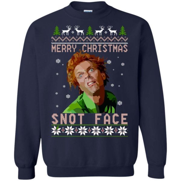 Drop Dead Fred Snot face merry Christmas ugly sweater Apparel