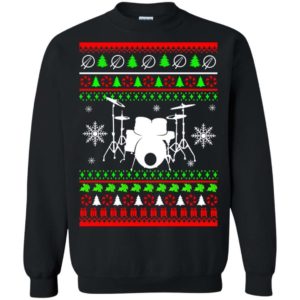 Drummer Ugly Christmas Sweater Apparel