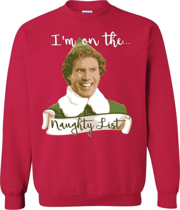 Elf Christmas Sweatshirt – Naughty List Apparel