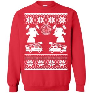 Firefighter Ugly Christmas sweater Apparel