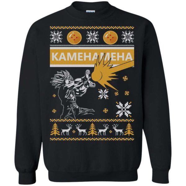 Dragonball Songoku Kamahameha Christmas Sweater Apparel