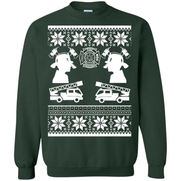 Firefighter Ugly Christmas sweater Apparel