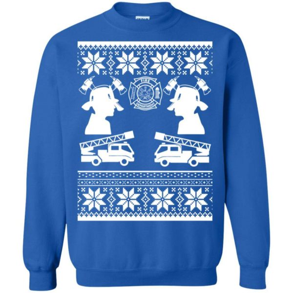 Firefighter Ugly Christmas sweater Apparel