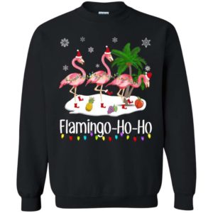 Flamingo Ho Ho Ho Christmas sweater Apparel