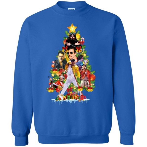 Freddie Mercury Christmas tree sweater Apparel