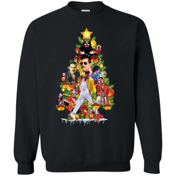 Freddie Mercury Christmas tree sweater Apparel