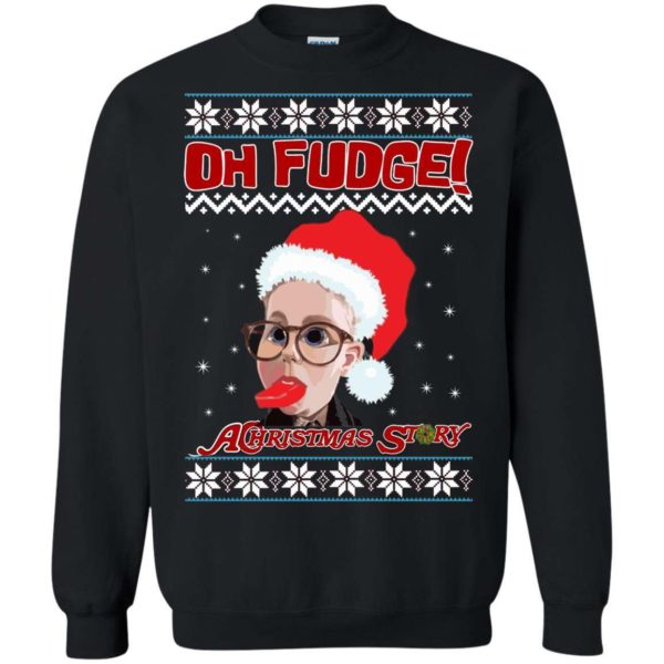 Fudge A Christmas Story sweater Apparel
