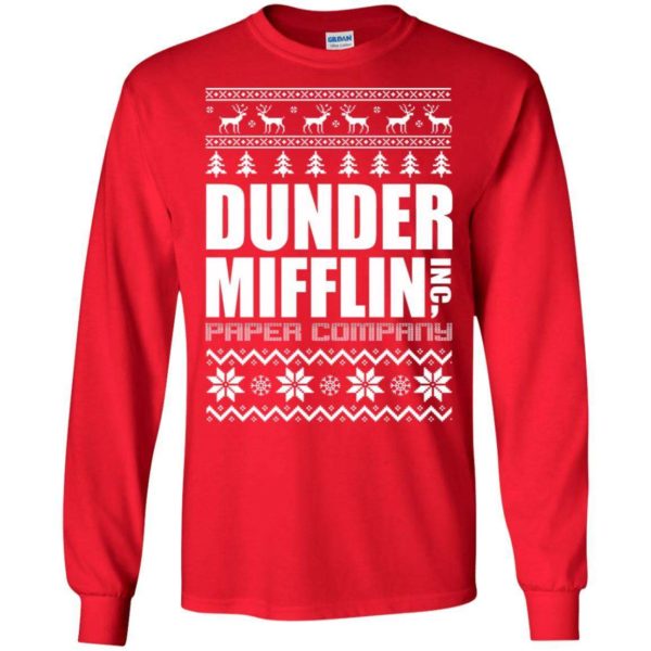 Dunder Mifflin Paper Company Christmas Sweater Apparel