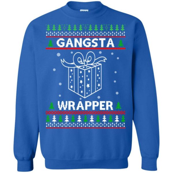 Gangsta Wrapper Christmas sweater Apparel