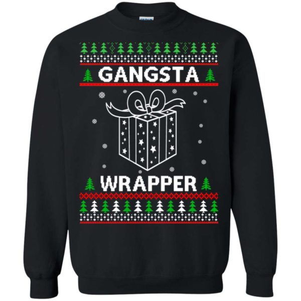 Gangsta Wrapper Christmas sweater Apparel