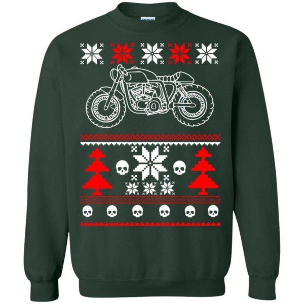 GearHead Biker Christmas sweater Apparel