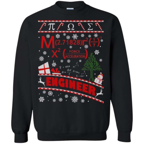 Engineer Christmas Ugly Sweater Apparel