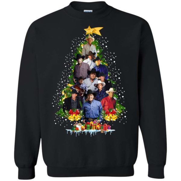 George Strait Christmas tree sweater Apparel