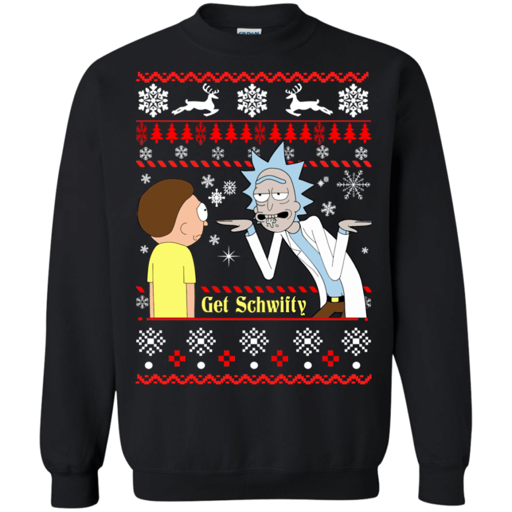 rick and morty sweater