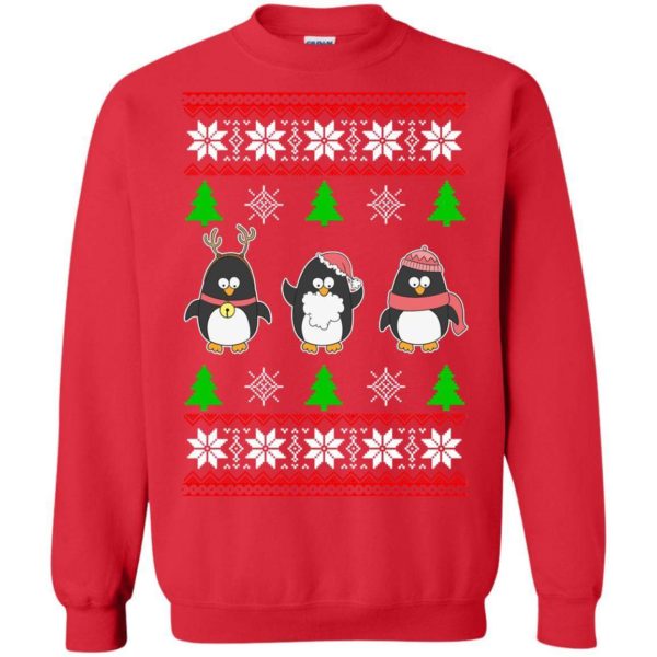 Funny Penguins Christmas Sweater Apparel
