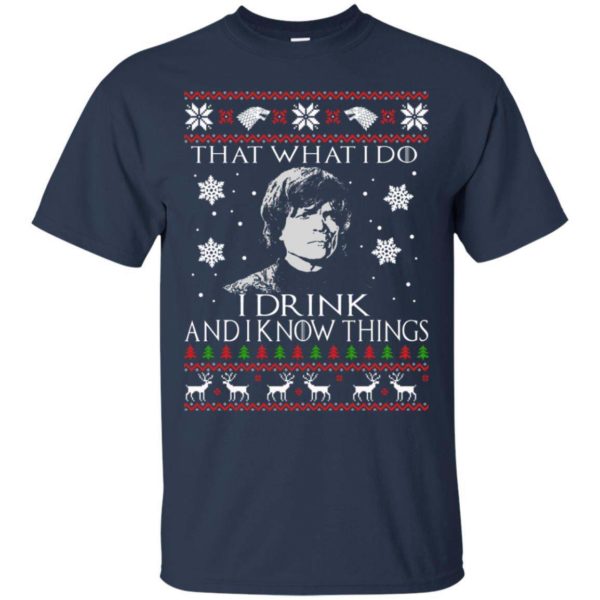 Game Of Thrones – I Drink And I Know Things Christmas Sweater Apparel