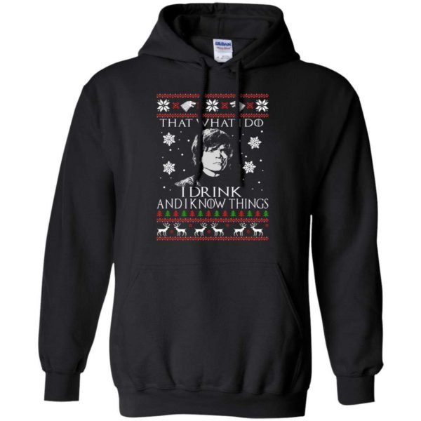 Game Of Thrones – I Drink And I Know Things Christmas Sweater Apparel