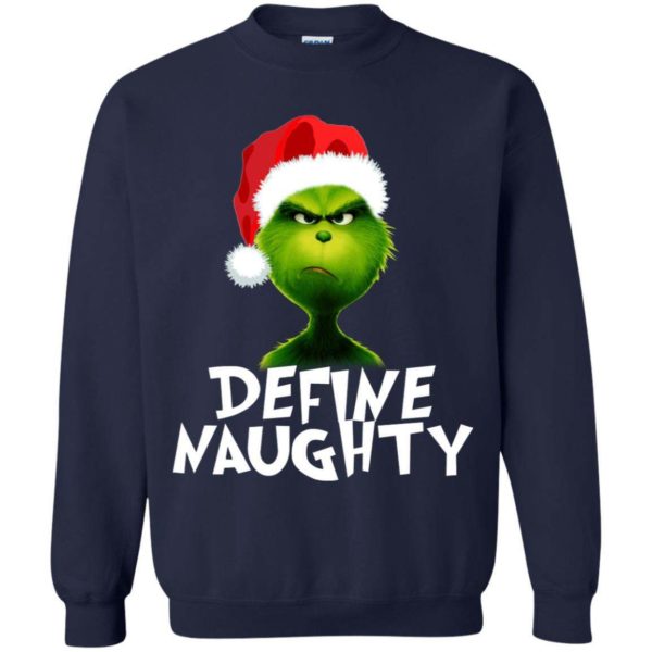 Grinch – Define Naughty Christmas Sweater Apparel
