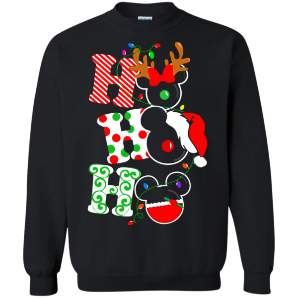 Ho ho ho Merry Christmas Mickey Disney Sweatshirt Apparel