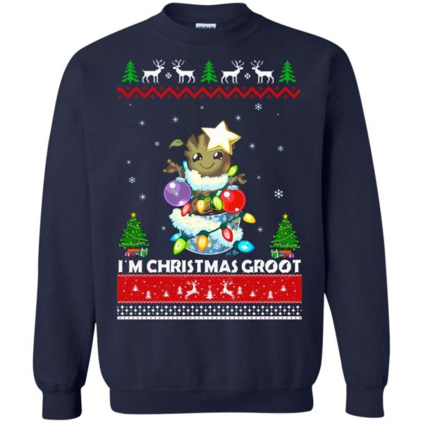 I’m a Christmas Groot ugly sweater Apparel