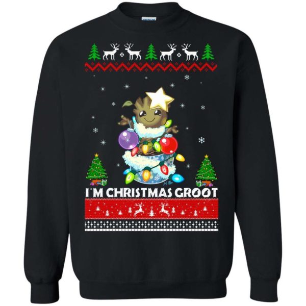 I’m a Christmas Groot ugly sweater Apparel