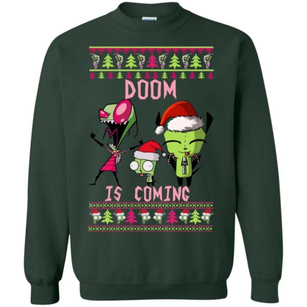 Invader Zim Doom is coming Christmas sweater Apparel