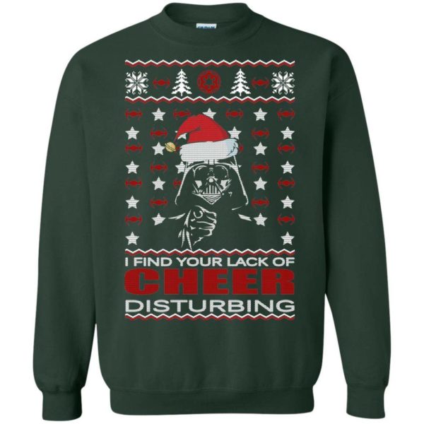I Find Your Lack Of Cheer Disturbing Christmas Sweater Apparel