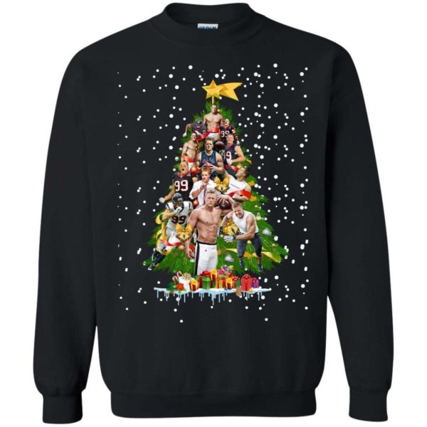 J.J. Watt Christmas Tree ugly sweater Apparel