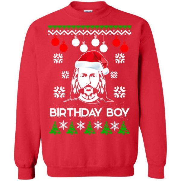 Jesus Birthday Boy Ugly Christmas sweater Apparel