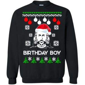 Jesus Birthday Boy Ugly Christmas sweater Apparel