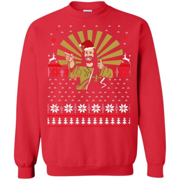 Jesus Santa Ugly Christmas sweater Apparel