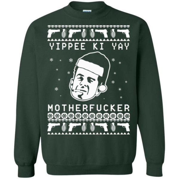 John McClane Yippee Ki Yay Motherfucker Christmas sweater Apparel