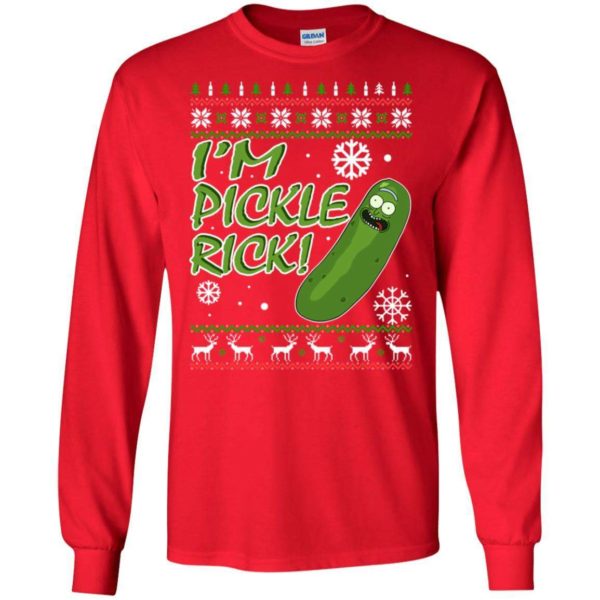 I’m Pickle Rick Christmas Sweater Apparel
