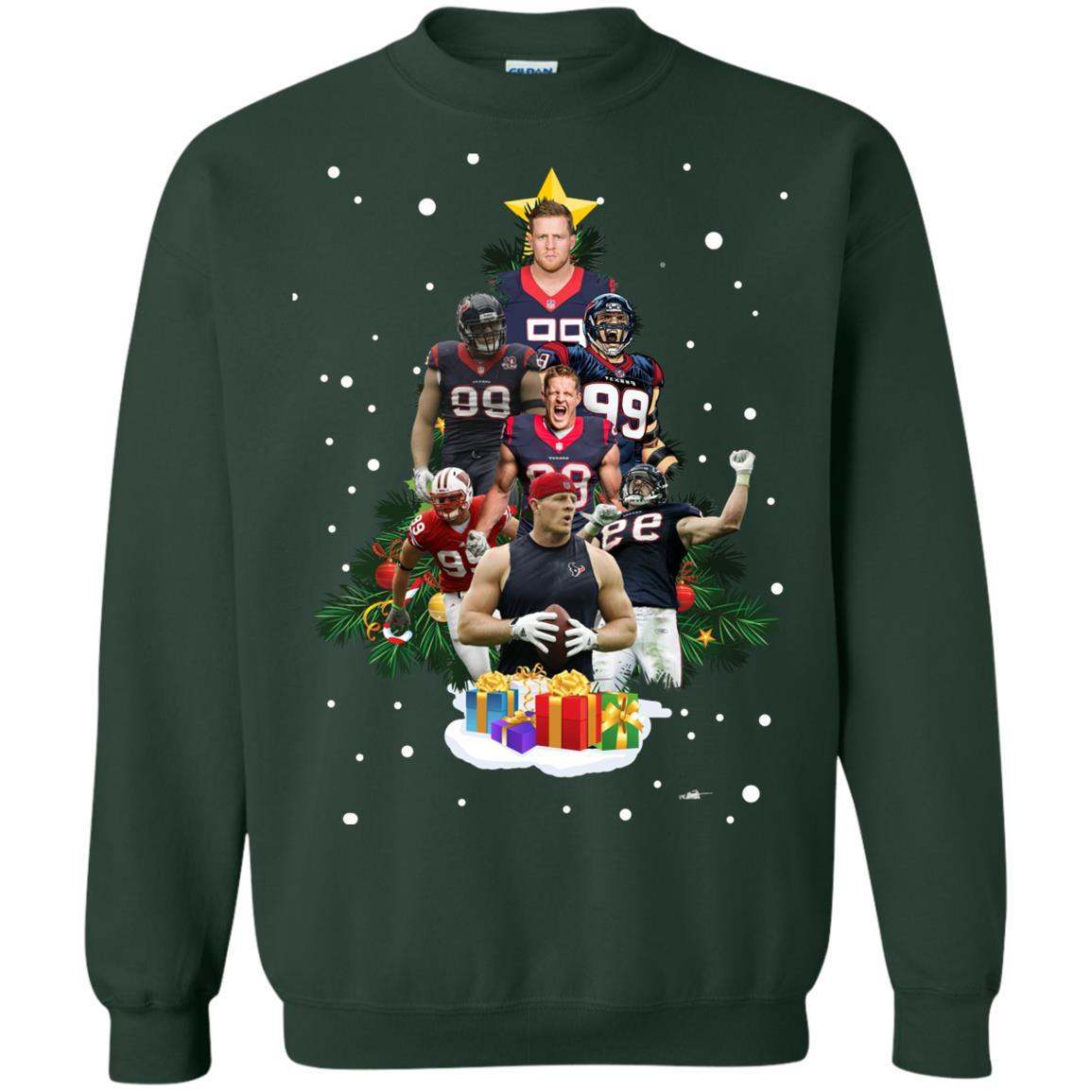 J.J. Watt Christmas Tree Sweater Apparel J.J. Watt Christmas Tree Sweater Apparel