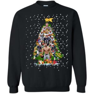 Julian Edelman Christmas Tree ugly sweater Apparel
