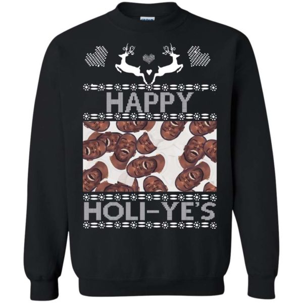 Kanye West Happy Holi yes Christmas sweater Apparel