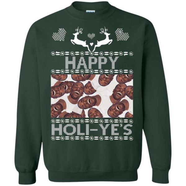 Kanye West Happy Holi yes Christmas sweater Apparel