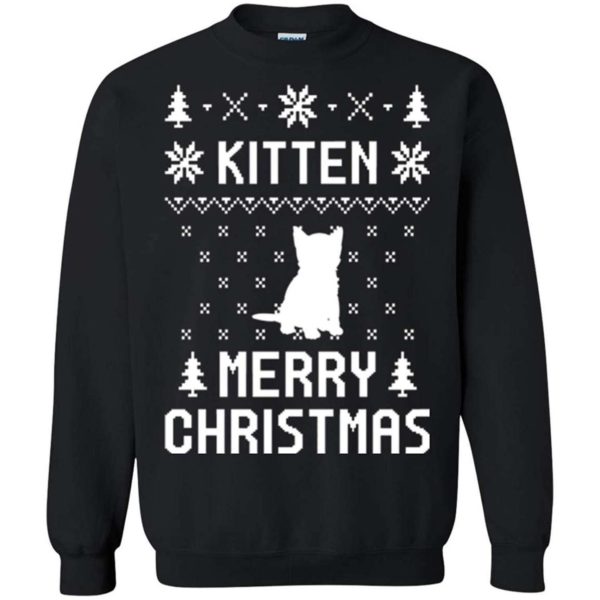 Kitten Ugly Christmas Sweater Apparel