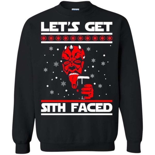 Let’s get sith faced Christmas sweater Apparel