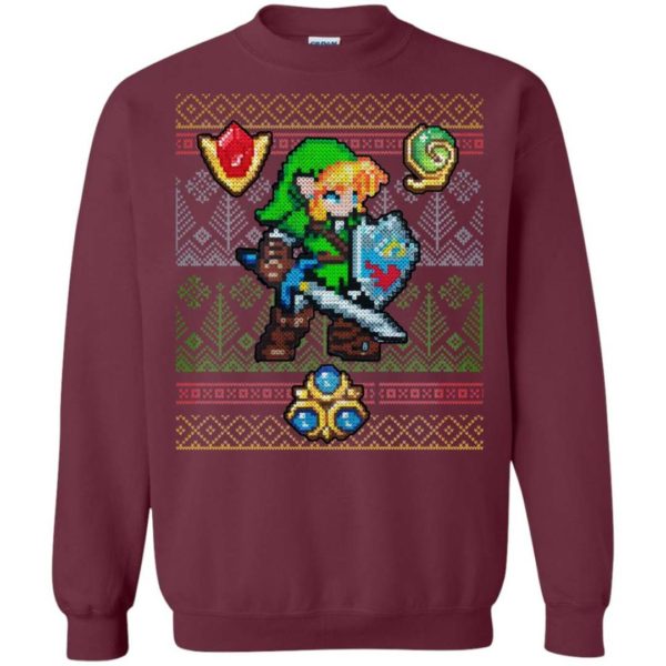 Link Ruby Zelda Ugly Christmas Sweater Apparel