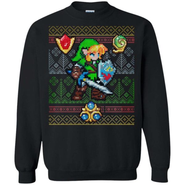 Link Ruby Zelda Ugly Christmas Sweater Apparel