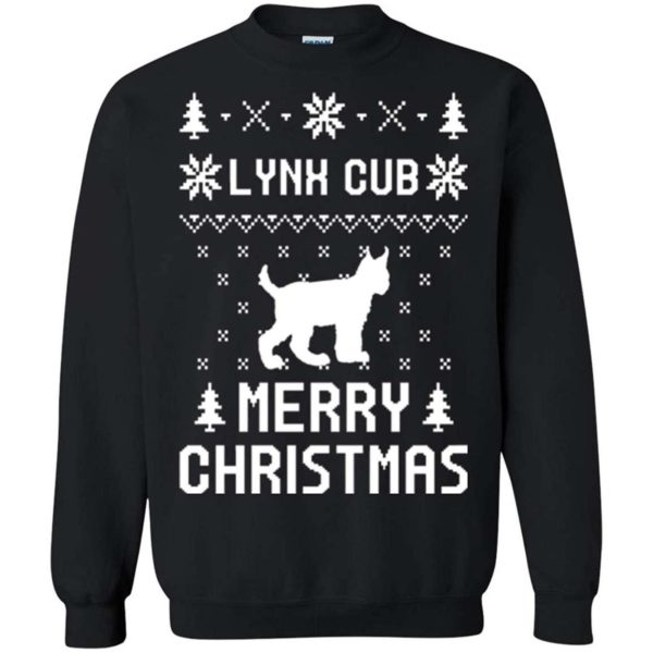 Lynx Cub Ugly Christmas Sweater Apparel