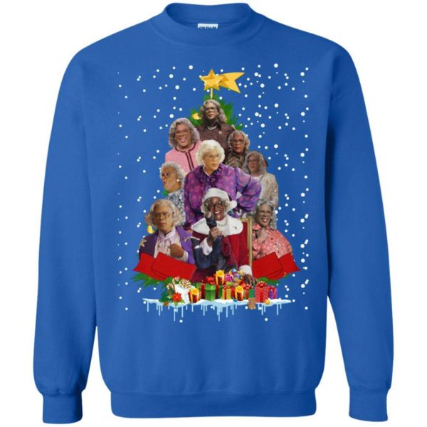 Madea Christmas tree sweater Apparel