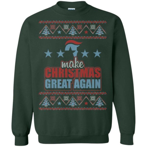 Make Christmas Great Again Donald Trump Ugly Christmas Sweater Apparel